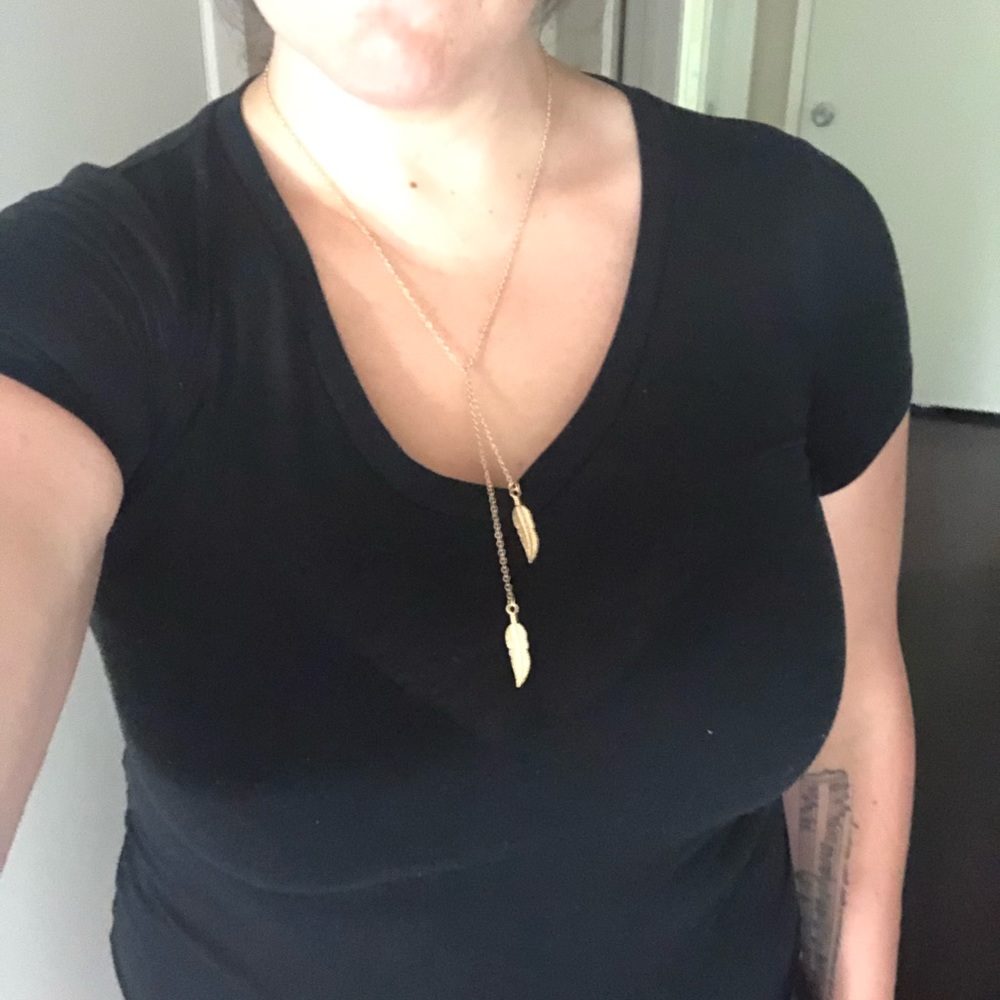 Feather necklace